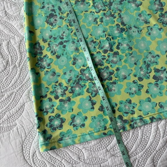 Title Nine - Diamalete Active Athletic Dress - Green & Blue Floral - Picture 9 of 12